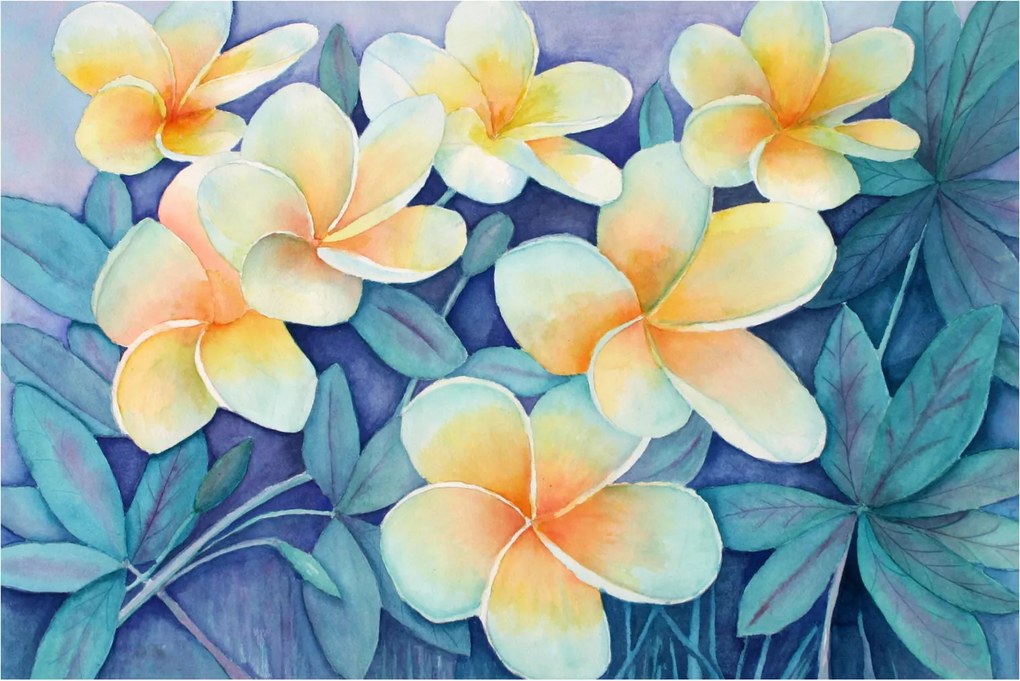 Obraz - Tropické kríky (90x60 cm)