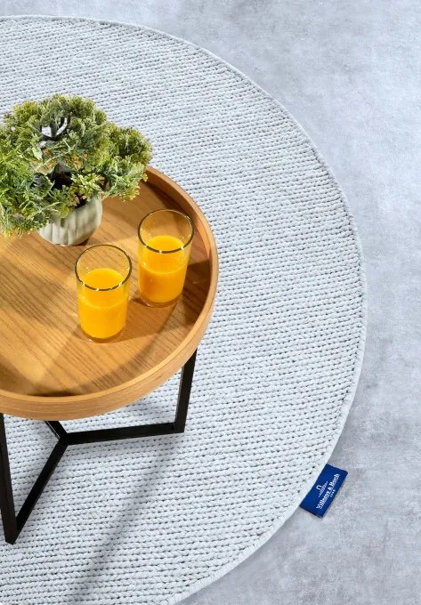 Koberec Villeroy & Boch Kollektion 1748 Francois naturálny / biely kruh