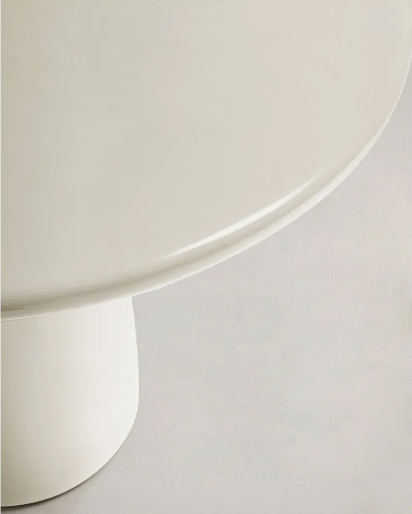 Betónový okrúhly Záhradný konferenčný stolík ø 85 cm Albanella – Kave Home