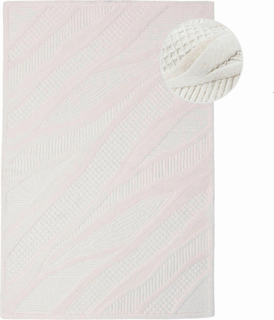 XXXLutz VLNENÝ KOBEREC, 200/300 cm biela Flair Rugs - Online Only bytové doplnky - 003165049903