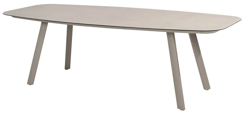 Manolo jedálenský stôl 240x103 cm svetlosivý