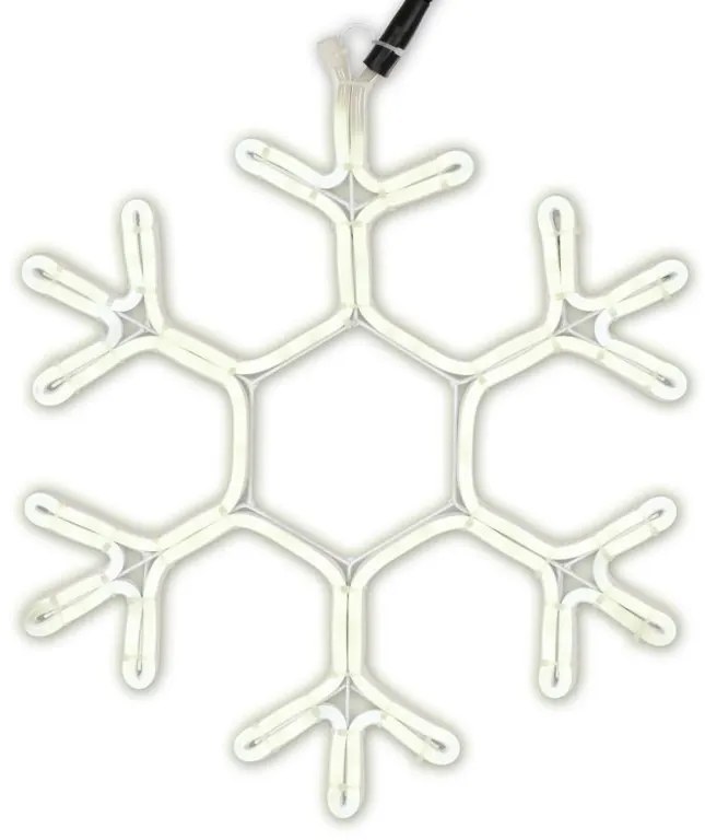 Nexos 86222 Vianočná svetelná snehová vločka, 360 LED, studeno biela