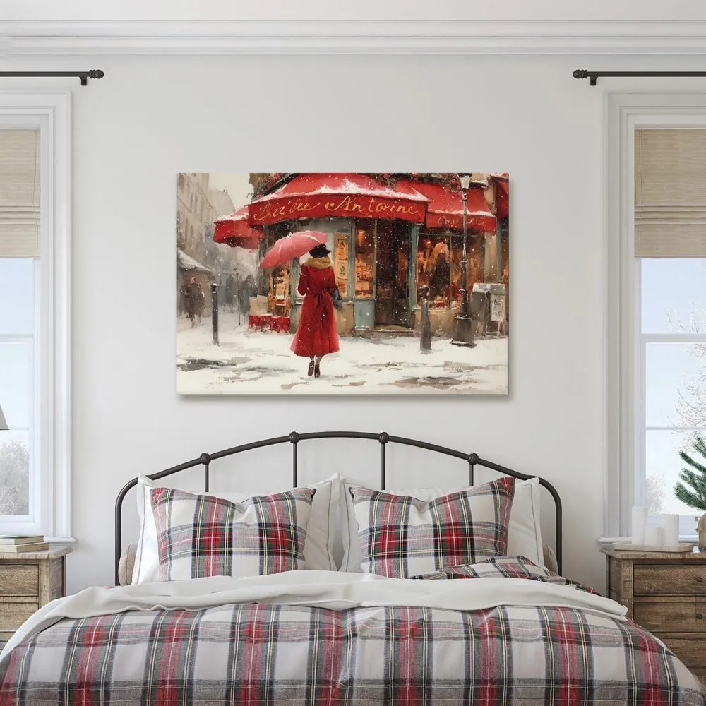 Obraz vianočná prechádzka mestom