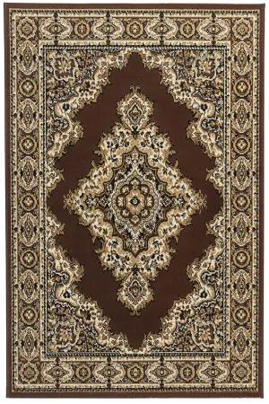 Koberce Breno Kusový koberec PRACTICA 58/DMD, hnedá, viacfarebná,40 x 60 cm