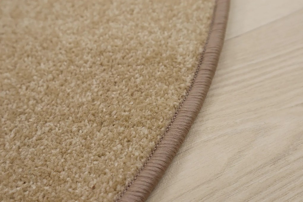 Vopi koberce Kusový koberec Eton béžový 70 kruh - 400x400 (priemer) kruh cm