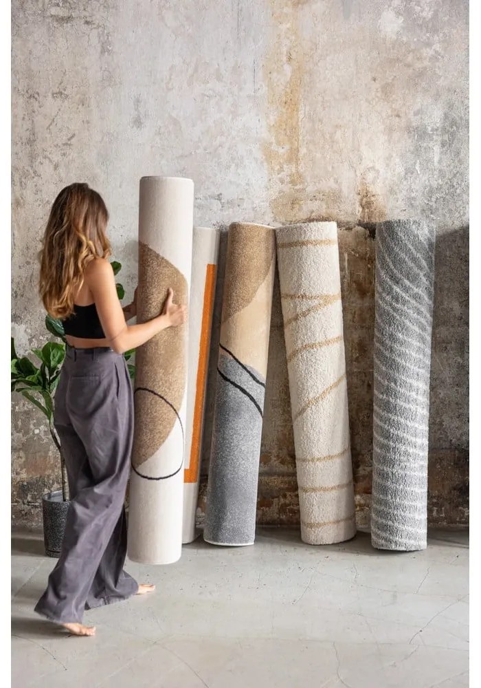 Krémovobiely koberec 160x230 cm Routa – Universal