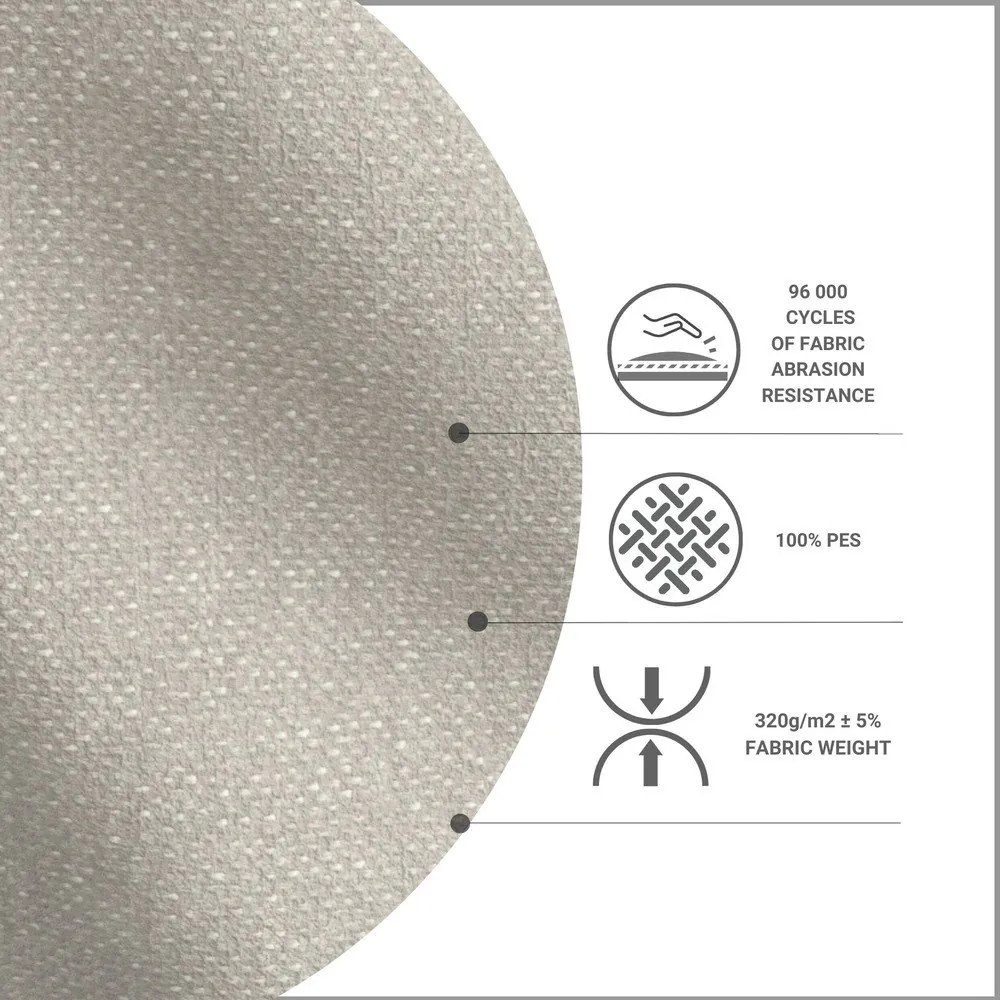 Sivobéžová čalúnená jednolôžková posteľ 90x200 cm Albumy – Maison de Rêve