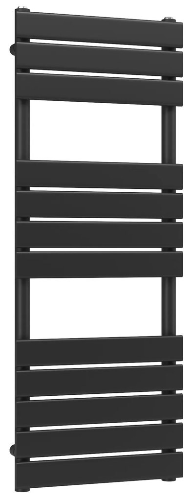 Gamma Erga Classic, vykurovacie teleso 1200x450 mm, 611W, čierna matná, ERG-LAV-CLAS-120450-BK