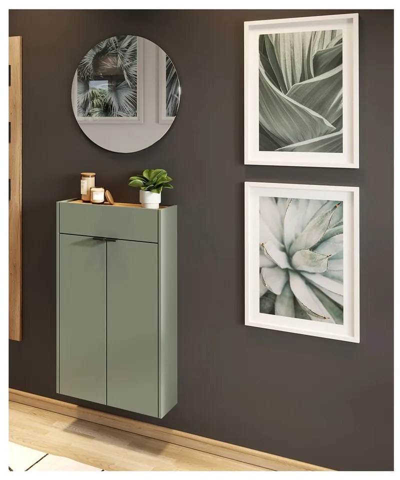 Zelená/v prírodnej farbe predsieňová zostava Ameca – Germania