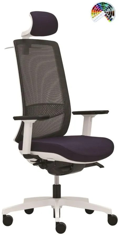 RIM Kancelárska stolička VICTORY VI XXL 1401 1402 čalúnenie BLAZER, FLAX