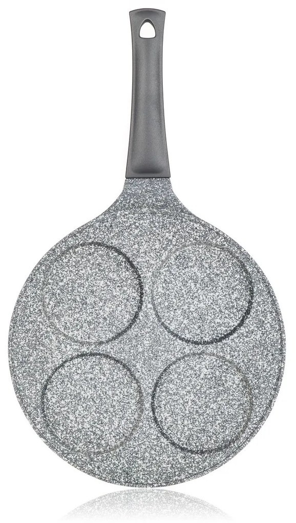 Banquet Panvica na 4 lievance s nepriľnavým povrchom Granite Grey, pr. 26 cm
