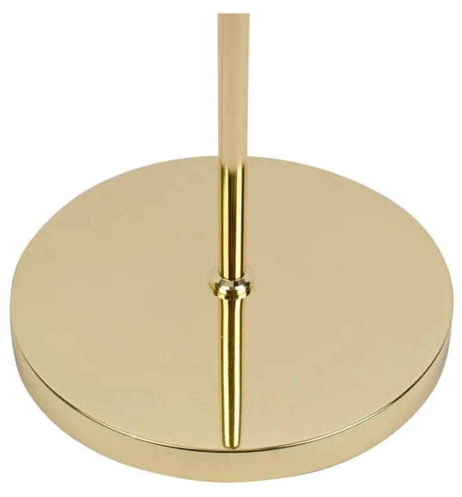 Stojacia lampa v zlatej farbe Leitmotiv Lucid, výška 150 cm