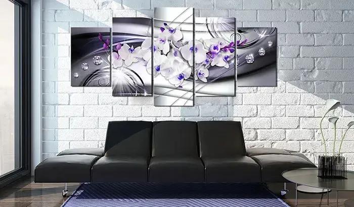 Obraz - Coolness of Orchid Veľkosť: 200x100, Verzia: Premium Print