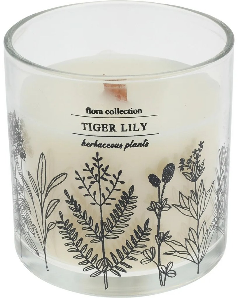 Vonná sviečka Flora Collection, Tiger Lilly, 10 x 10 cm
