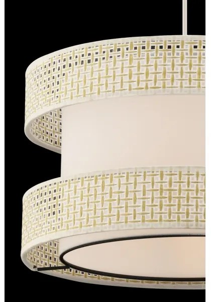 Luster na lanku HALO 1xE27/60W/230V krémový