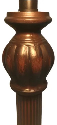 Stojacia lampa Tiffany Massive Ø50*170 kolekcia POPPY