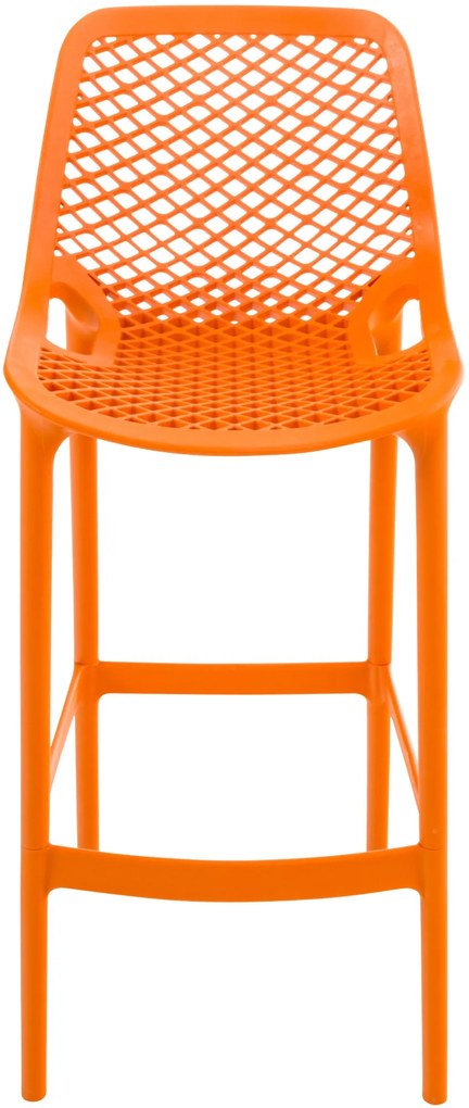 Plastová barová stolička DS10778434 - Oranžová