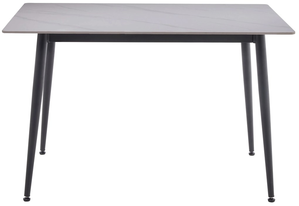 Noela Jedálenský stôl s keramickou doskou v dekore bieleho mramoru CERAMON 140