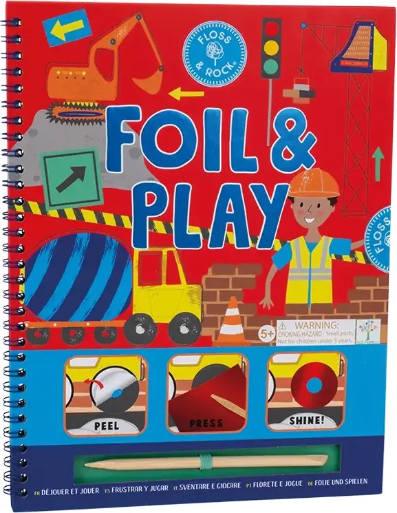 Kreatívna hra s fóliami Stavba | Tvorivá sada pre deti