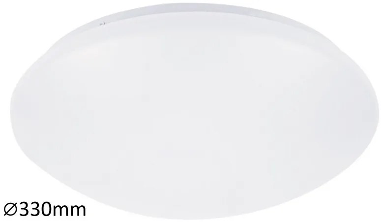 Rabalux LED stropné svietidlo Lucas 18W | 1170lm | 4000K| IP20 | 33cm - kruhové biele