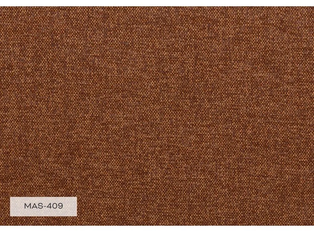 Tehlovooranžová rozkladacia pohovka do "U" Miuform Scandic Lagom, pravý roh