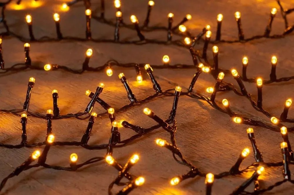 Vianočné svetielka vnútorné teplá biela 1000 LED