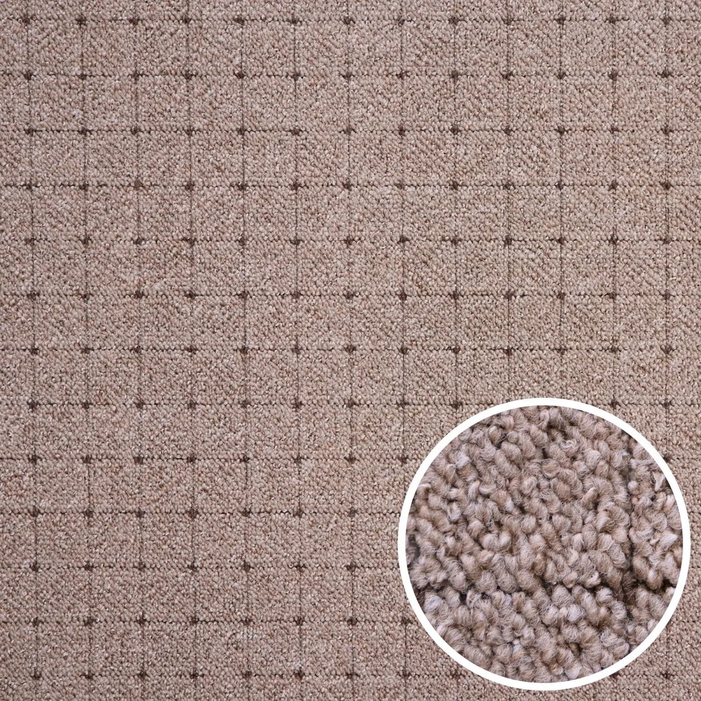 Condor Carpets, Koberec metráž Udinese béžový new - neúčtujeme odrezky z role, na mieru, šíře 2m,4m,na mieru, neúčtujeme odrezky, béžová, filc, chodba / predsieň