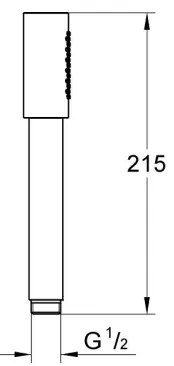 GROHE 28034000 - Ručná sprcha SENA lesklý chróm