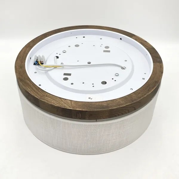 Brilagi - LED stropné svietidlo BELLADONNA 2xE27/15W/230V pr. 40 cm biela/dub or