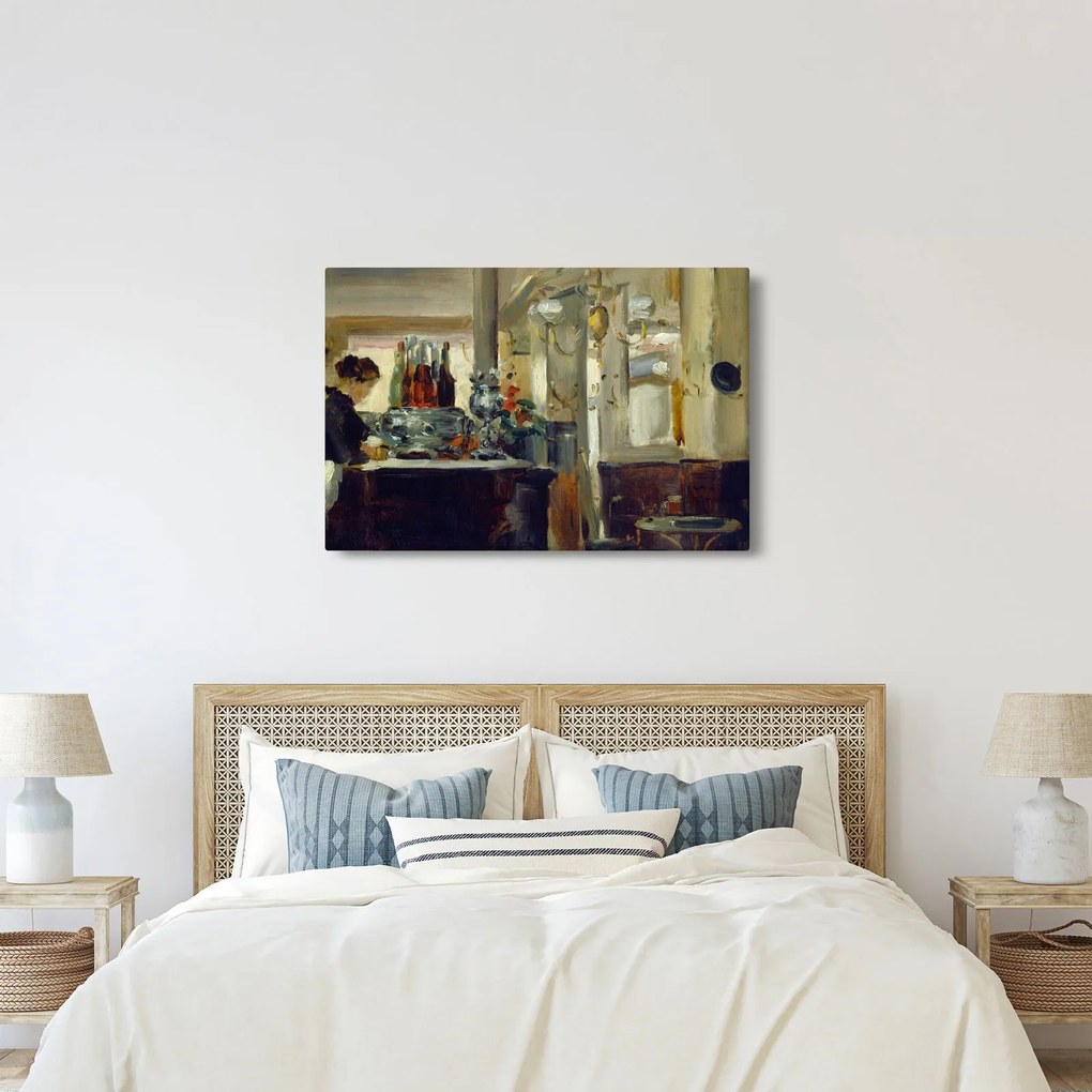 Obraz - Style of Edouard Manet, Bon Bock Cafe, reprodukcia (90x60 cm)