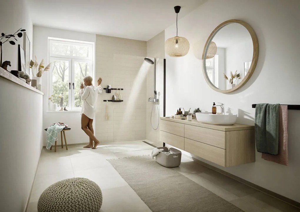 Hansgrohe Pulsify S, Showerpipe 260 2jet s termostatom ShowerTablet Select 400, chróm, HAN-24240000
