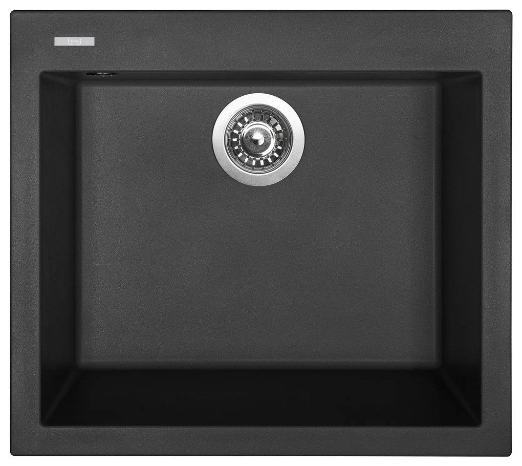 Granitový drez Sinks CUBE 560 Pureblack