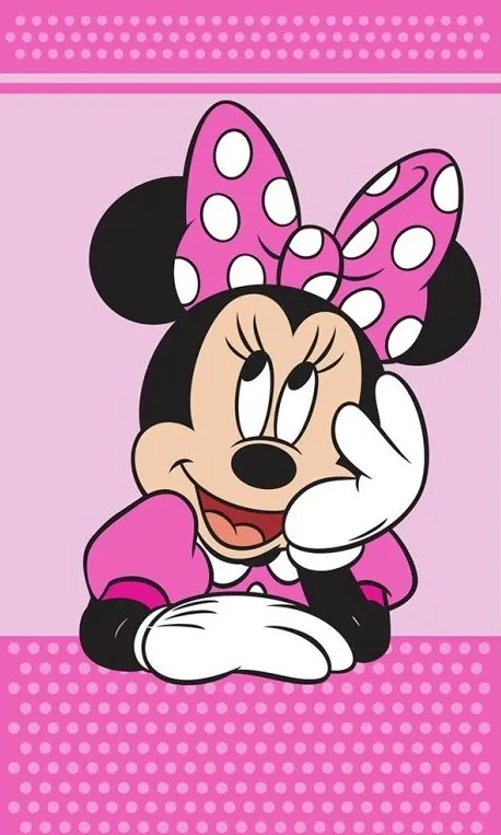 Detský uteráčik Minnie Hviezdne Priania 30x50 cm