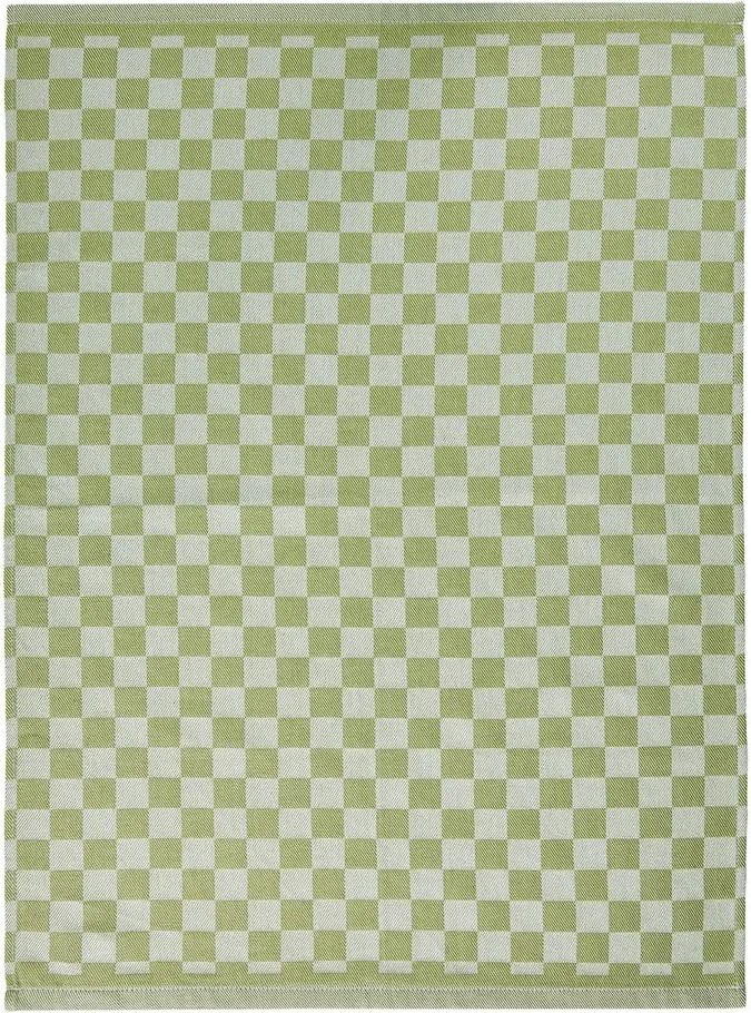CHECKER STYLE Utierka - sv. zelená