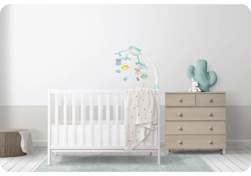 Ricokids Detský kolotoč s projektorom RK-813 modrý