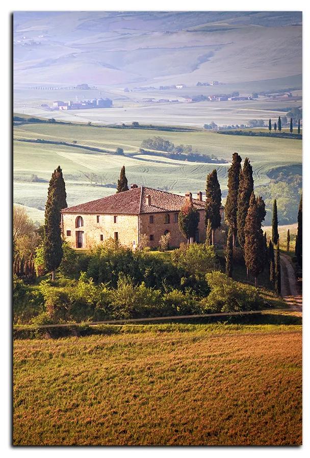 Obraz na plátne - Talianská venkovská krajina - obdĺžnik 7156A (60x40 cm)