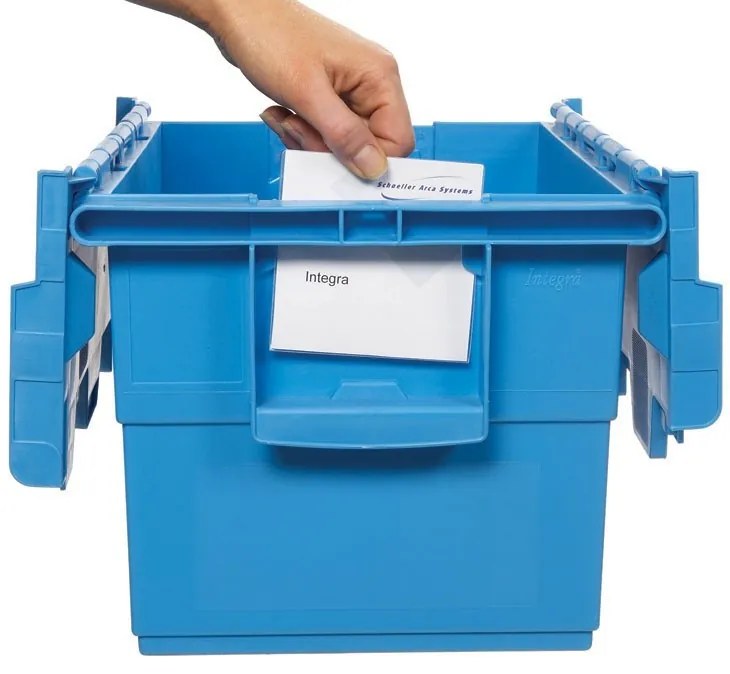 Zasúvacia prepravka s vekom INTEGRA, 600 x 400 x 300 mm