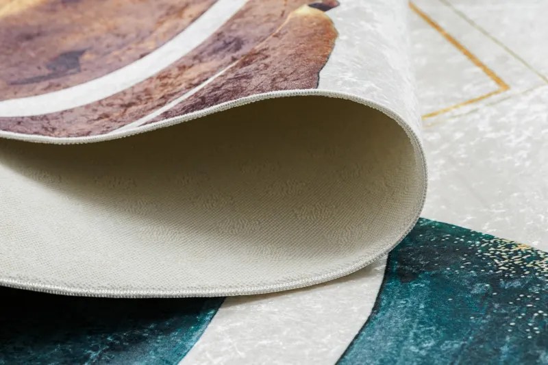 Kusový koberec ANDRE Hexagon 1150, 160x220, viacfarebná, chodba / predsieň, Dywany Łuszczów