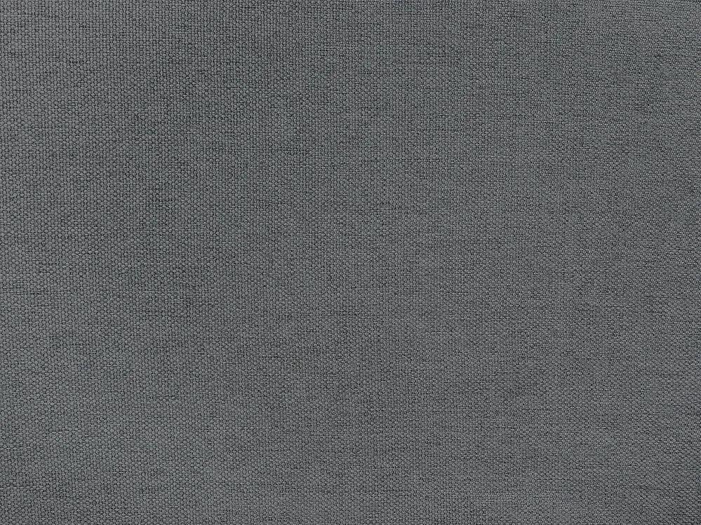 Čalúnená kontinentálna posteľ sivá 160x200 cm PRESIDENT Beliani
