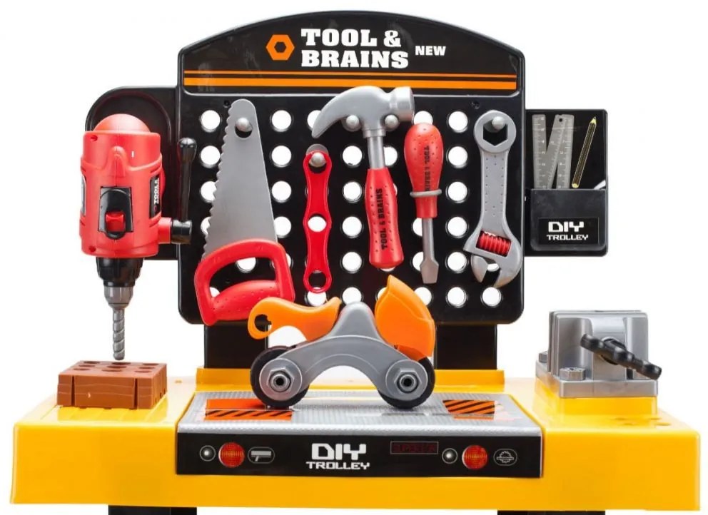 Plastová dielňa s náradím " Tool " Brains " - 39 dielov