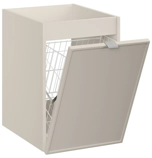 Spodná kúpeľňová skrinka s košom na bielizeň Bella Cashmere 81-40-1DK kašmírová