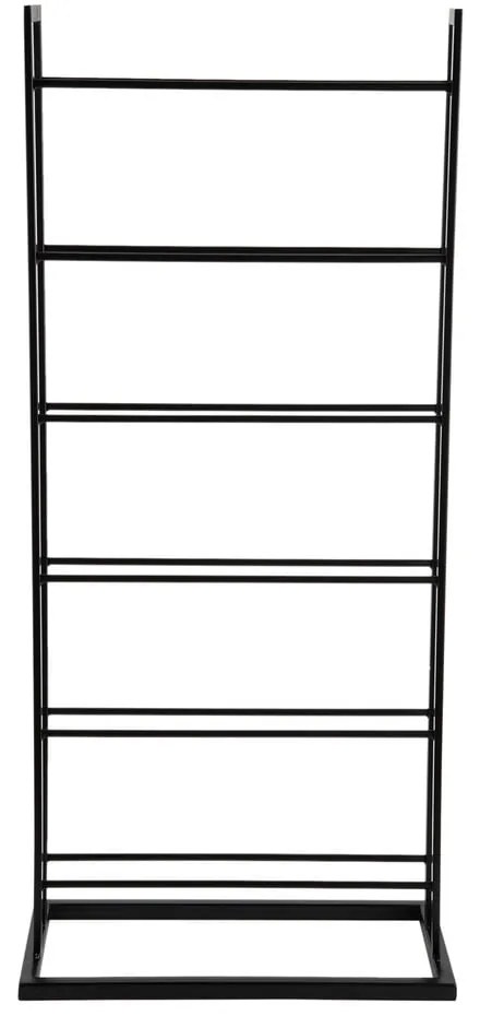 Čierny kovový regál na víno počet fliaš 5 38x84,5x20 cm Single Floor – PT LIVING