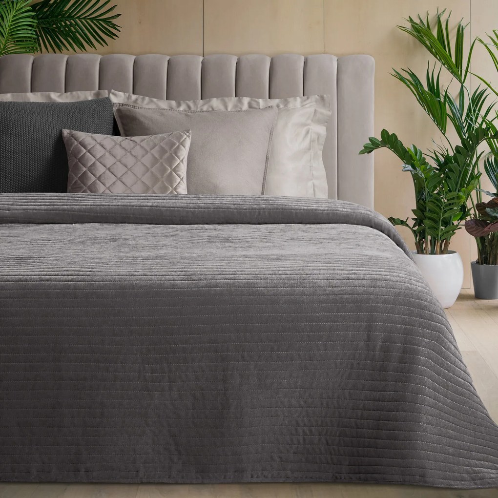 PREHOZ NA POSTEĽ GLORI 170X210 CM SIVÝ