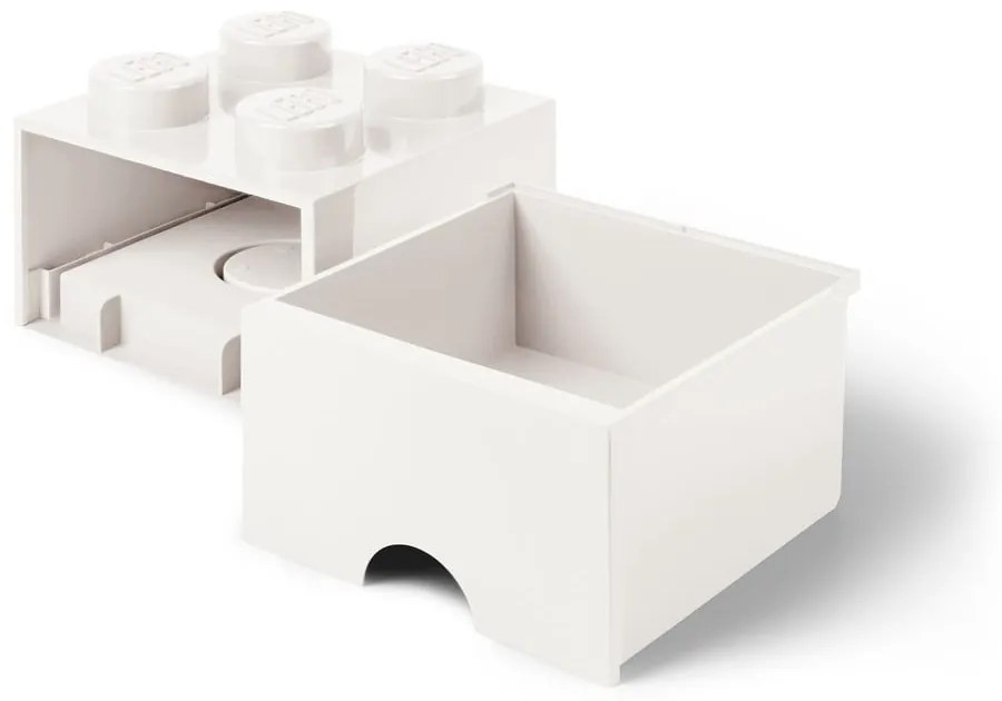 Biely úložný box štvorec LEGO®