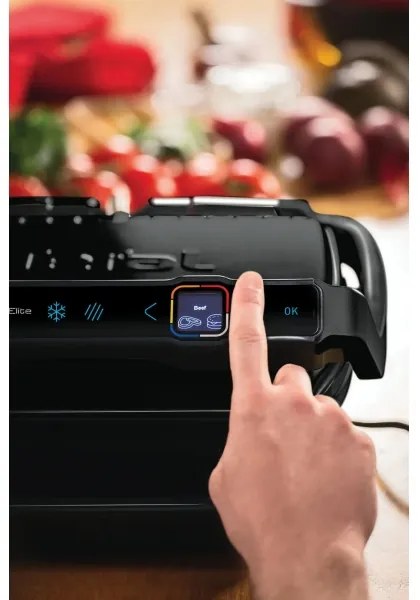 Tefal - Kontaktný gril OPTIGRILL ELITE 2000W/230V čierna