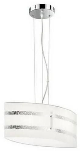 Trio - Luster na lanku NIKOSIA 2xE27/40W/230V strieborná