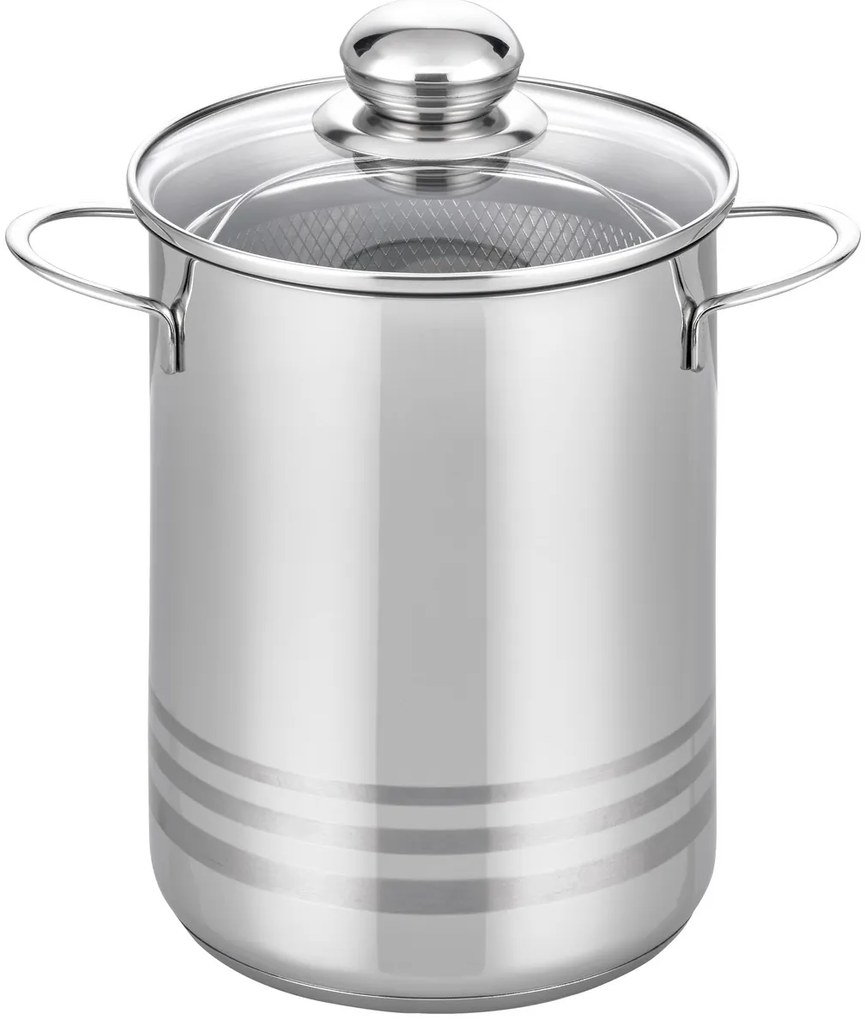 Elo 22616 Basic Nerezový hrniec na špargľuBrillant 16 cm, 4 l