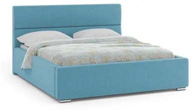 Čalúnená posteľ NEVADA 160x200 cm Modrá