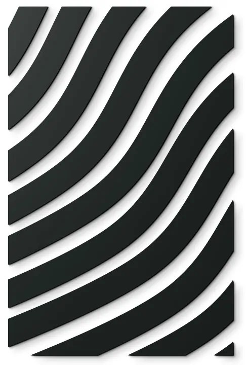 drevko Abstraktný obraz na stenu Zebra Rozmer obrazu: 65 x 42 cm, Farba dekorácie: Čierna