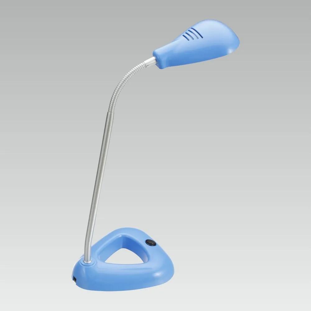 Luxera LUXERA 63105 - LED Kancelárska lampa FLIPP 1xSMD LED / 4,68 W modrá 63105